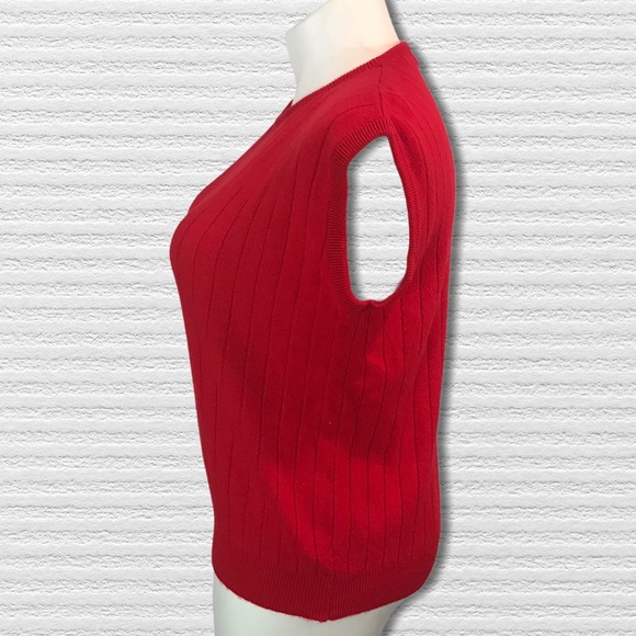 Vintage 100% 2 Ply Cashmere Ribbed Sweater Large - Picture 5 of 8